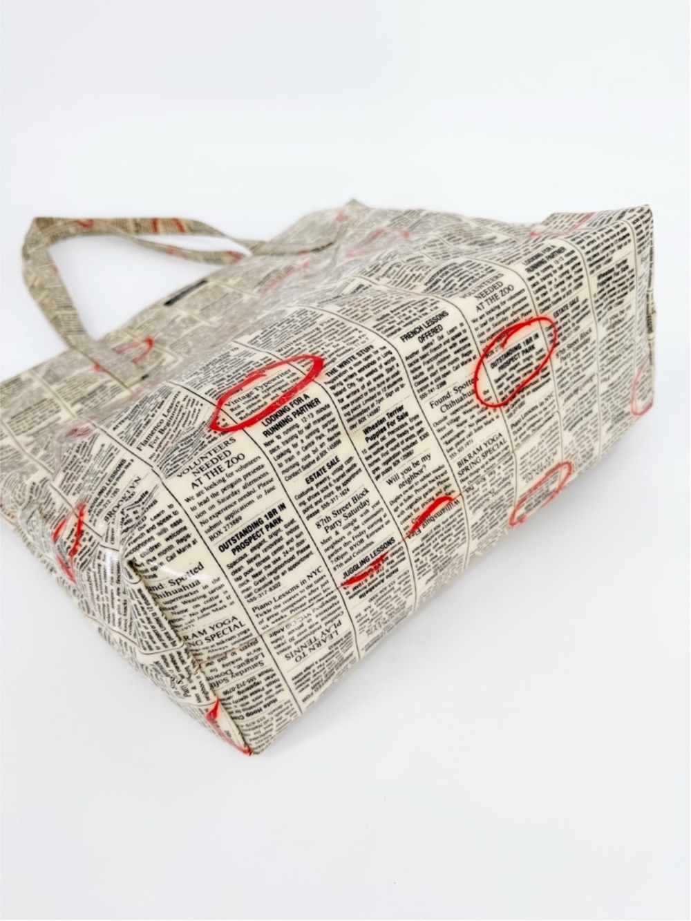 Kate Spade Newsprint Bon Journal Shopper Tote - Picture 5 of 8